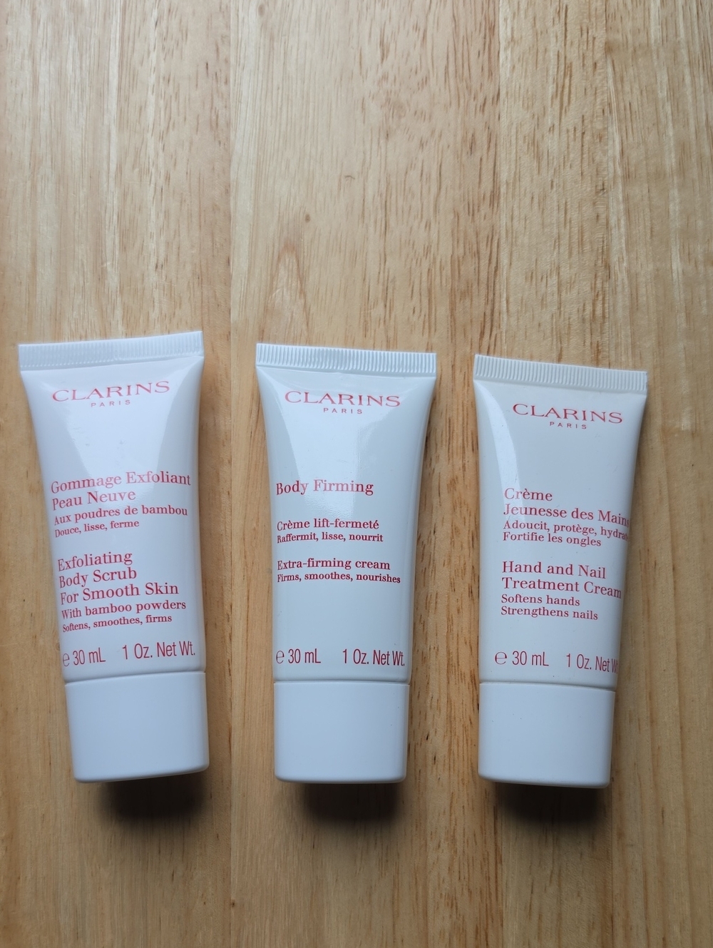 Three Clarins Lotions